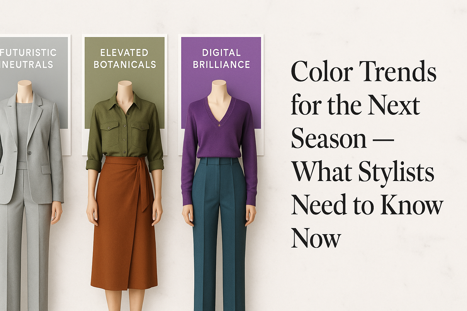 Color Trends for the Next Season — What Stylists Need to Know Now