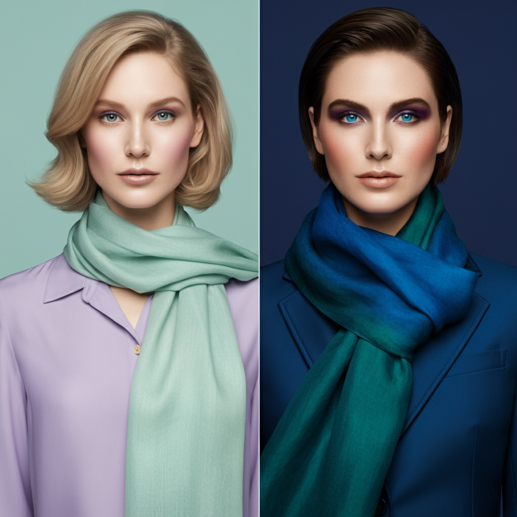 Cool Summer vs. Cool Winter in the 12 Seasonal Color Analysis System