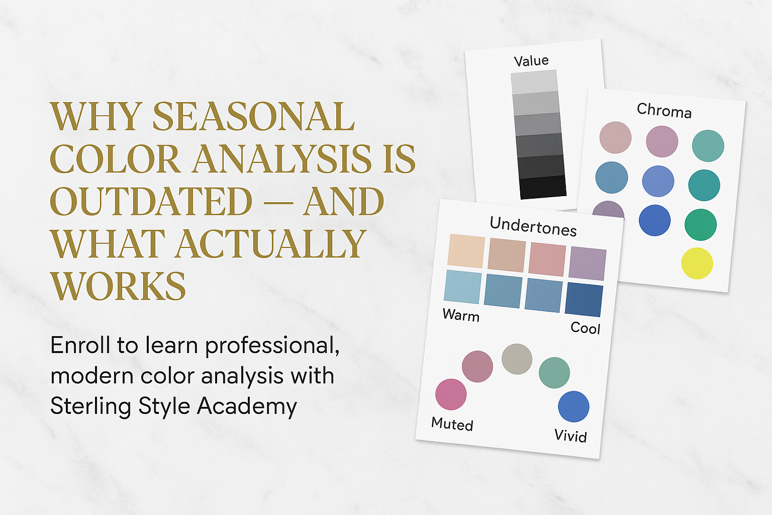 Why Seasonal Color Analysis Is Outdated — And What Actually Works