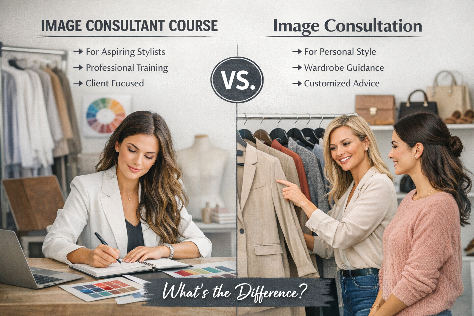 Image Consultant Course vs. Image Consultation: What’s the Difference (and Which Do You Actually Need)?