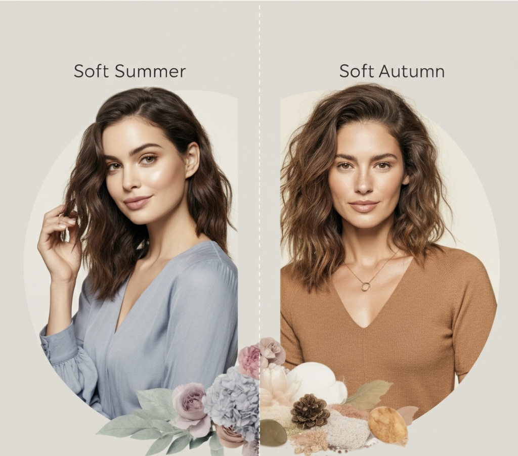 Understanding the Difference Between Soft Summer and Soft Autumn in Seasonal Color Analysis